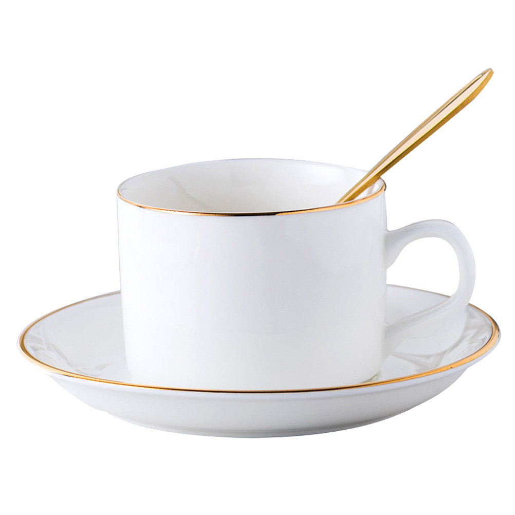 Coffee Tea Home - 1Set Coffee Cup Tableware Set Porcelain