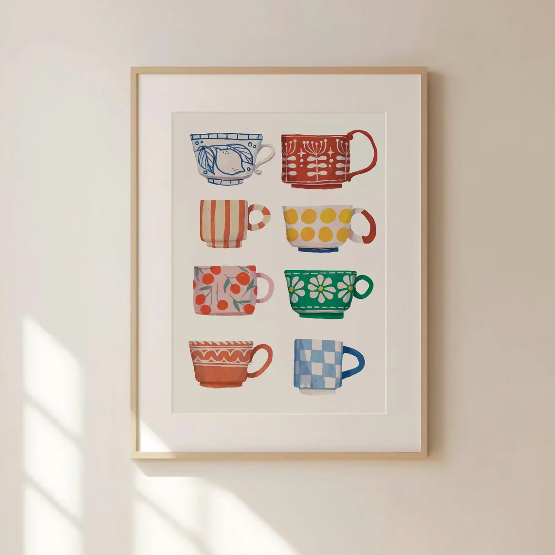 Coffee And Tea Lyrics - Tea Cup Print, Breakfast poster, Coffee