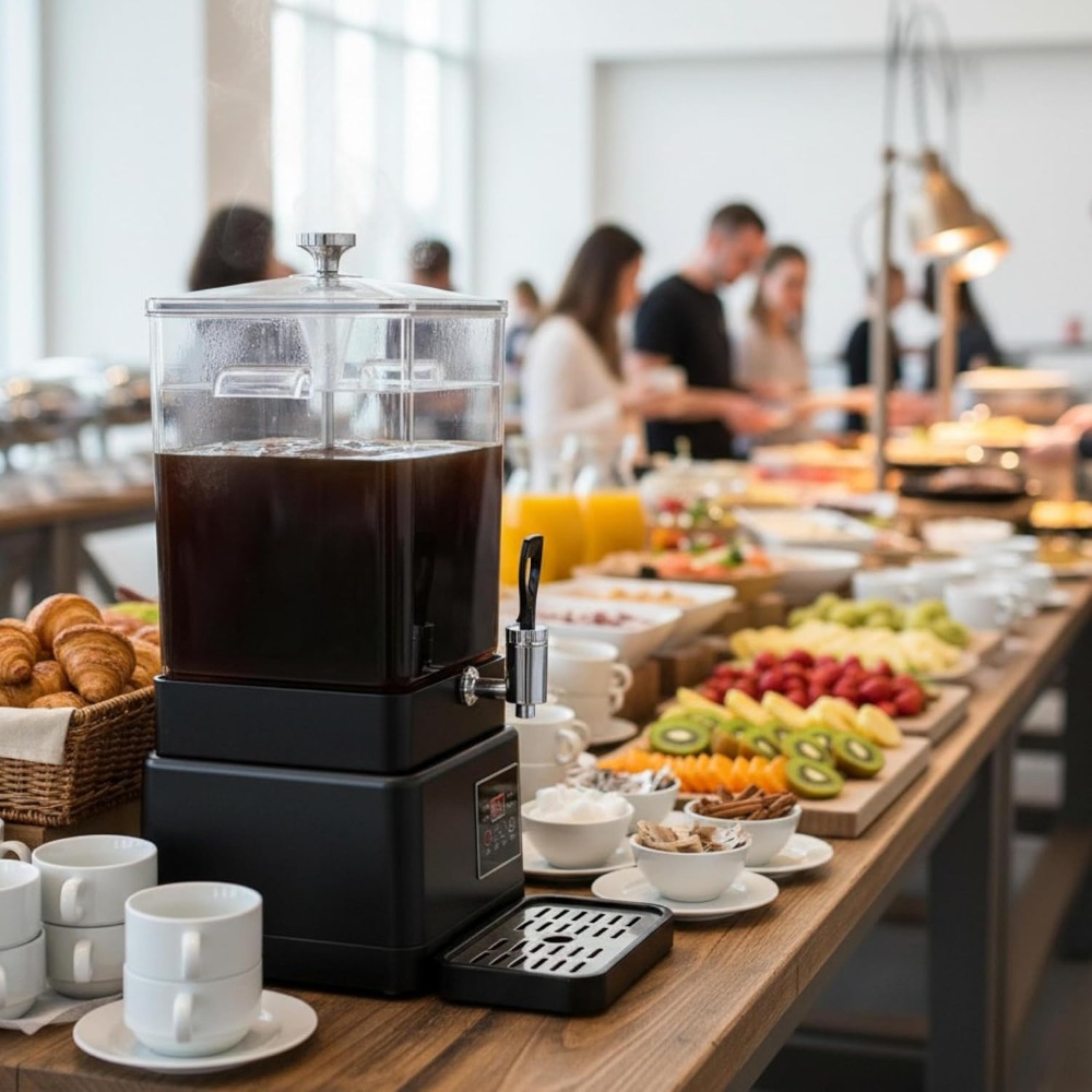 Coffee Tea Urn - Commercial Coffee Maker 10L Hot Chocolate