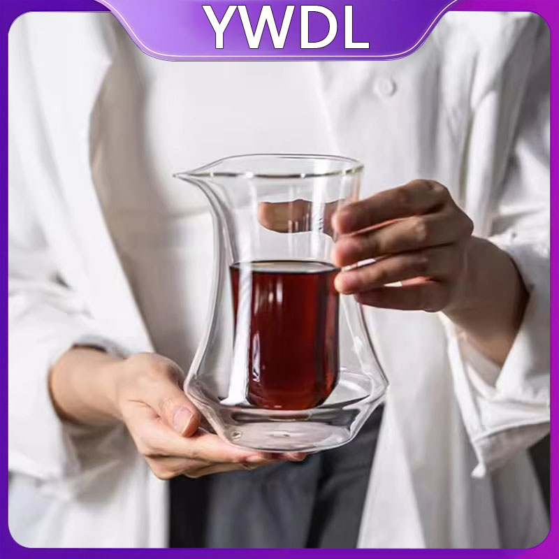 Coffee And Tea Glass - YWDL 300ml Double-layer Glass Coffee Sharing