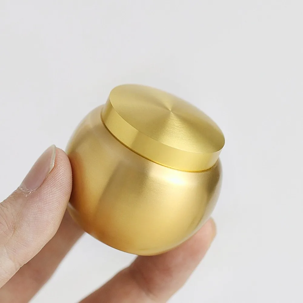 Coffee Tea Urn - Brass Human Ash Urn Mini Gold