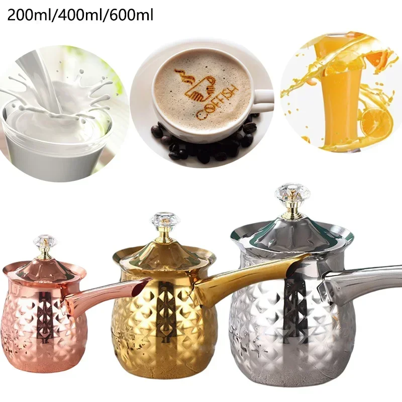 Barista Milk Jug - 1pcs Turkish Coffee Pot Stainless Steel
