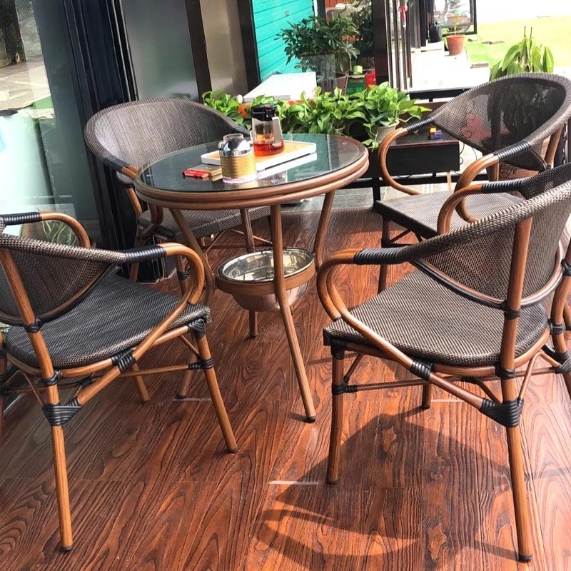 Coffee Tea Gardens - Outdoor garden rattan courtyard rattan tea