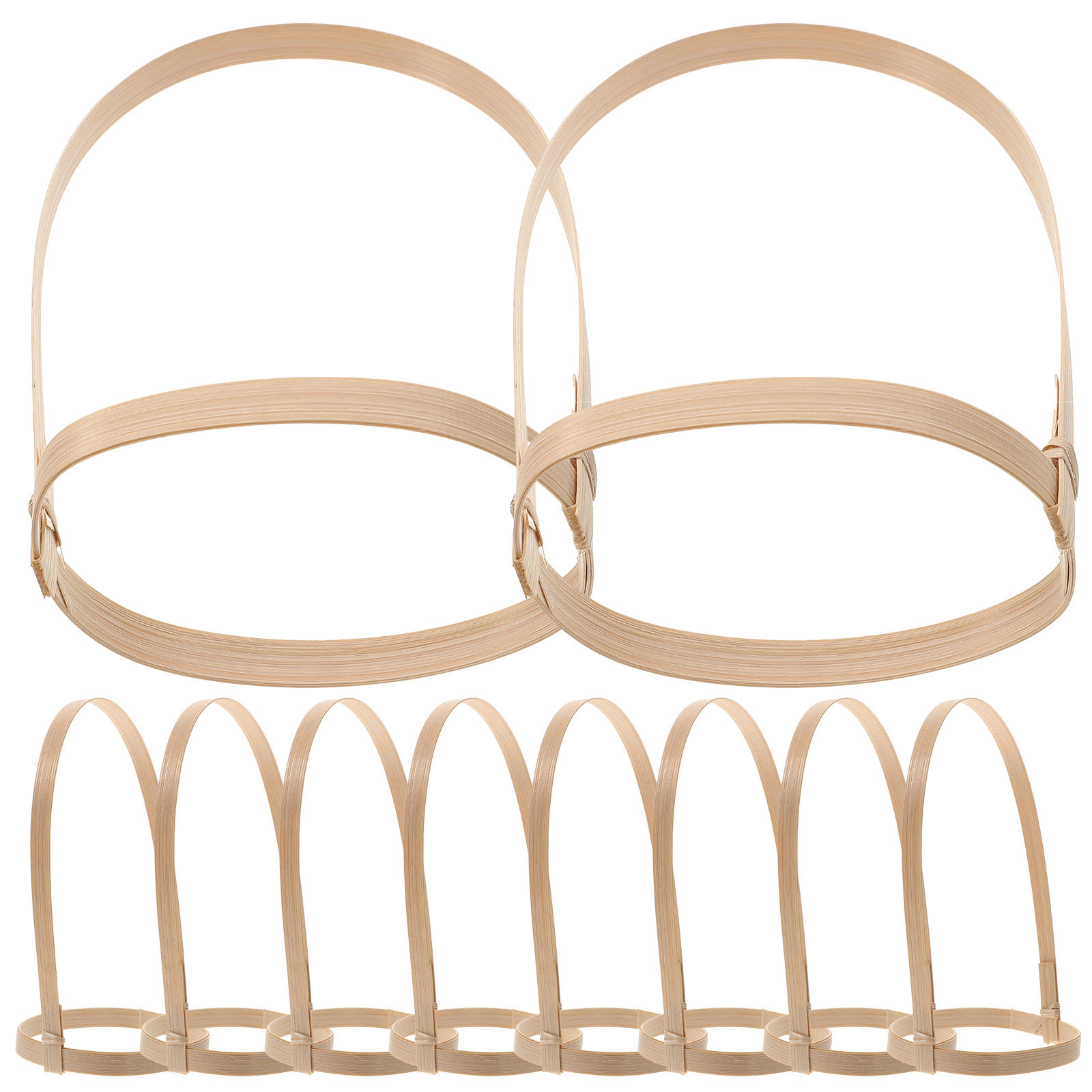 Coffee Tea Drinks - 10Pcs Bamboo Drink Carrier Coffee Cup