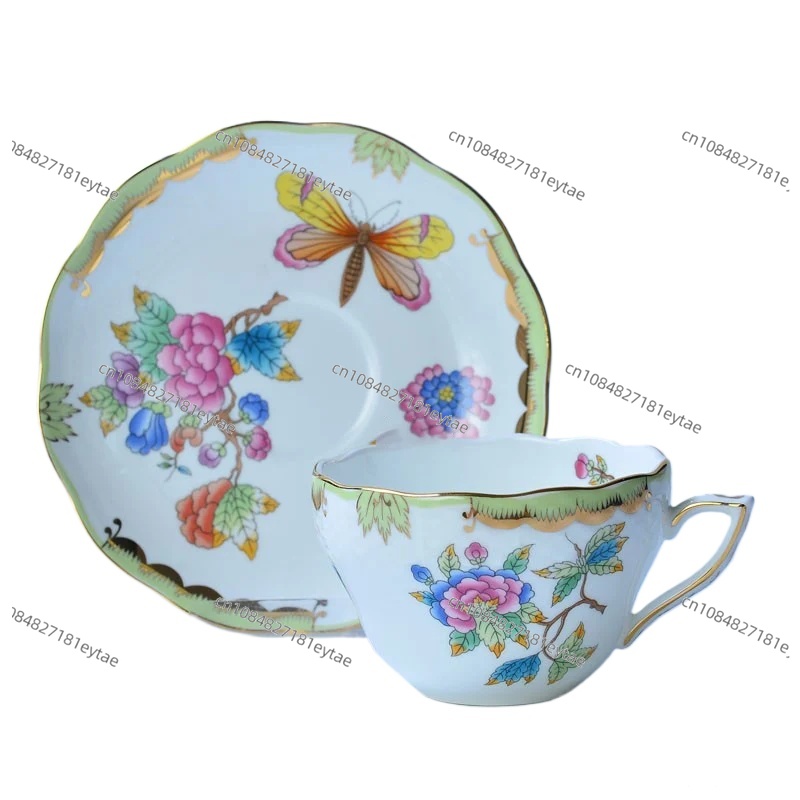 Coffee Tea Gift Basket - Classical Flower Basket Coffee Mug &