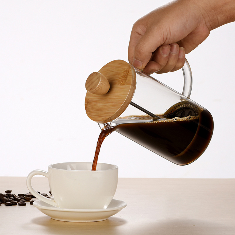 Coffee And Tea Glass - Versatile Home French Filter Press Pot