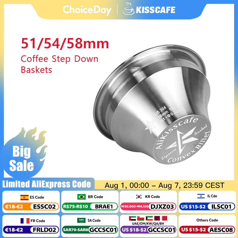 Coffee Tea Espresso - Alikisscafe Variable Diameter Portafilter Basket Step
