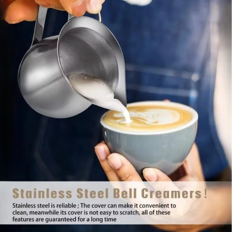 Barista Milk Jug - New Coffee Milk Frothing Pitcher Cup