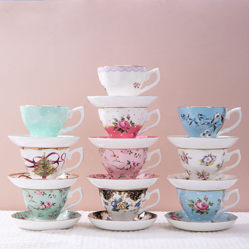Coffee Tea Home - 1pc French Ceramic Coffee Cup Set
