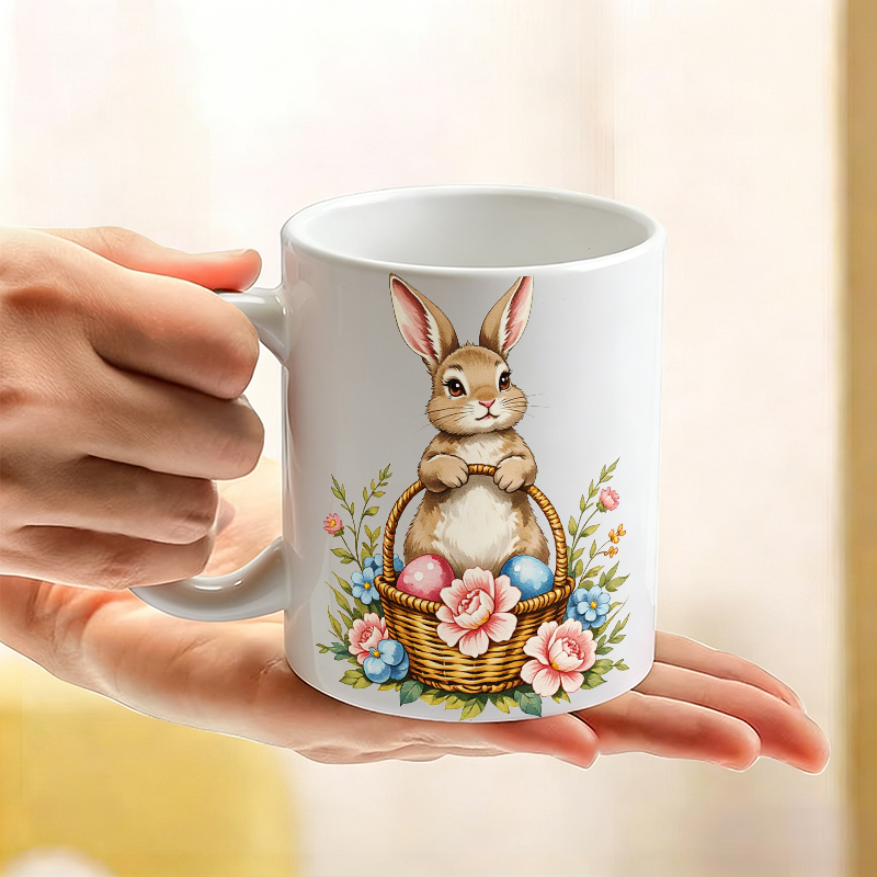 1PCS Easter Bunny Egg Basket C - đánh giá và giá Coffee Tea Gift Basket