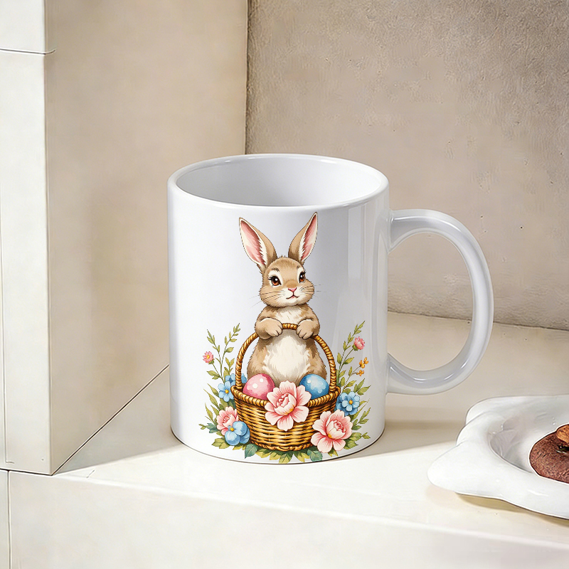 1PCS Easter Bunny Egg Basket C - đánh giá và giá Coffee Tea Gift Basket