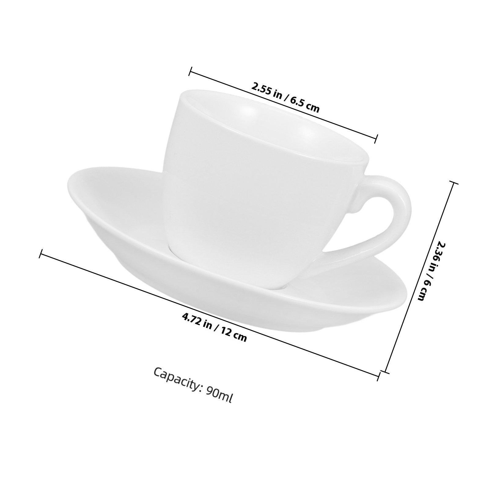 1Set Coffee Cup and Saucer Set - đánh giá và giá Coffee Tea Drinks