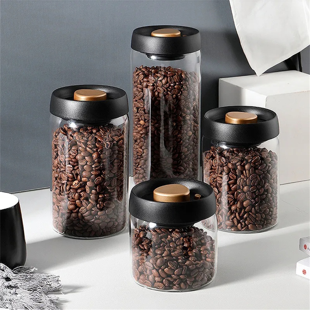 1pack Coffee Bean Storage Cont - đánh giá và giá Coffee Tea Canister Set