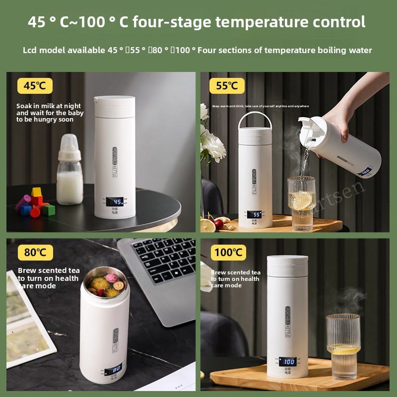 500ML Electric Kettles Portabl - đánh giá và giá Coffee Tea Menu