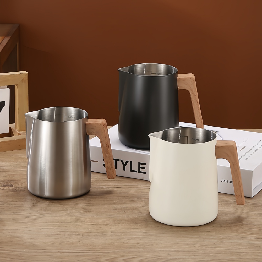 Coffee Milk Frothing Pitcher J - đánh giá và giá Barista Milk Jug