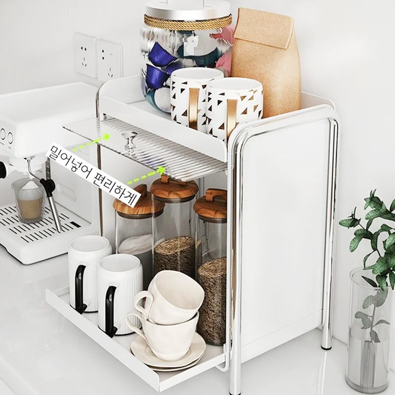 Desktop Organizer Storage Cabi - đánh giá và giá Coffee Tea Drawer Organizer