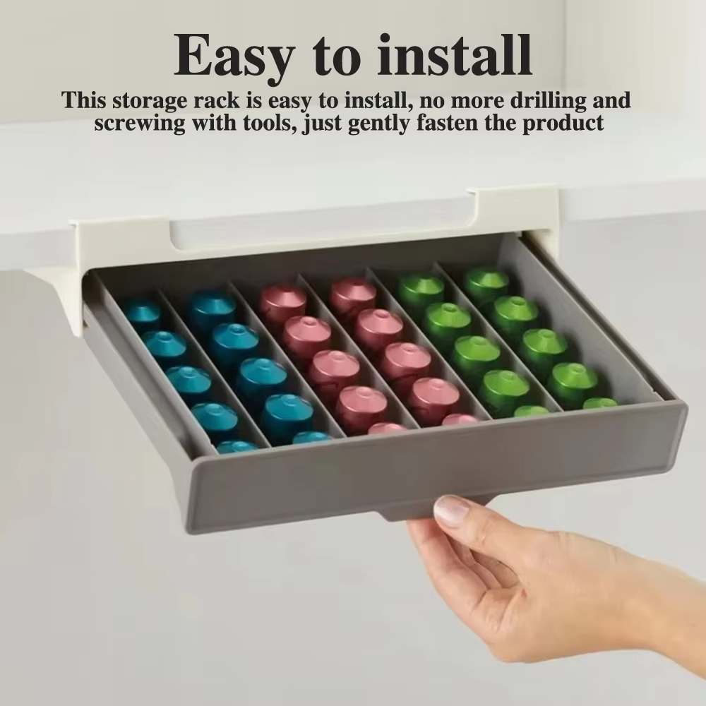 Space-Saving Coffee Capsule &  - đánh giá và giá Coffee Tea Drawer Organizer