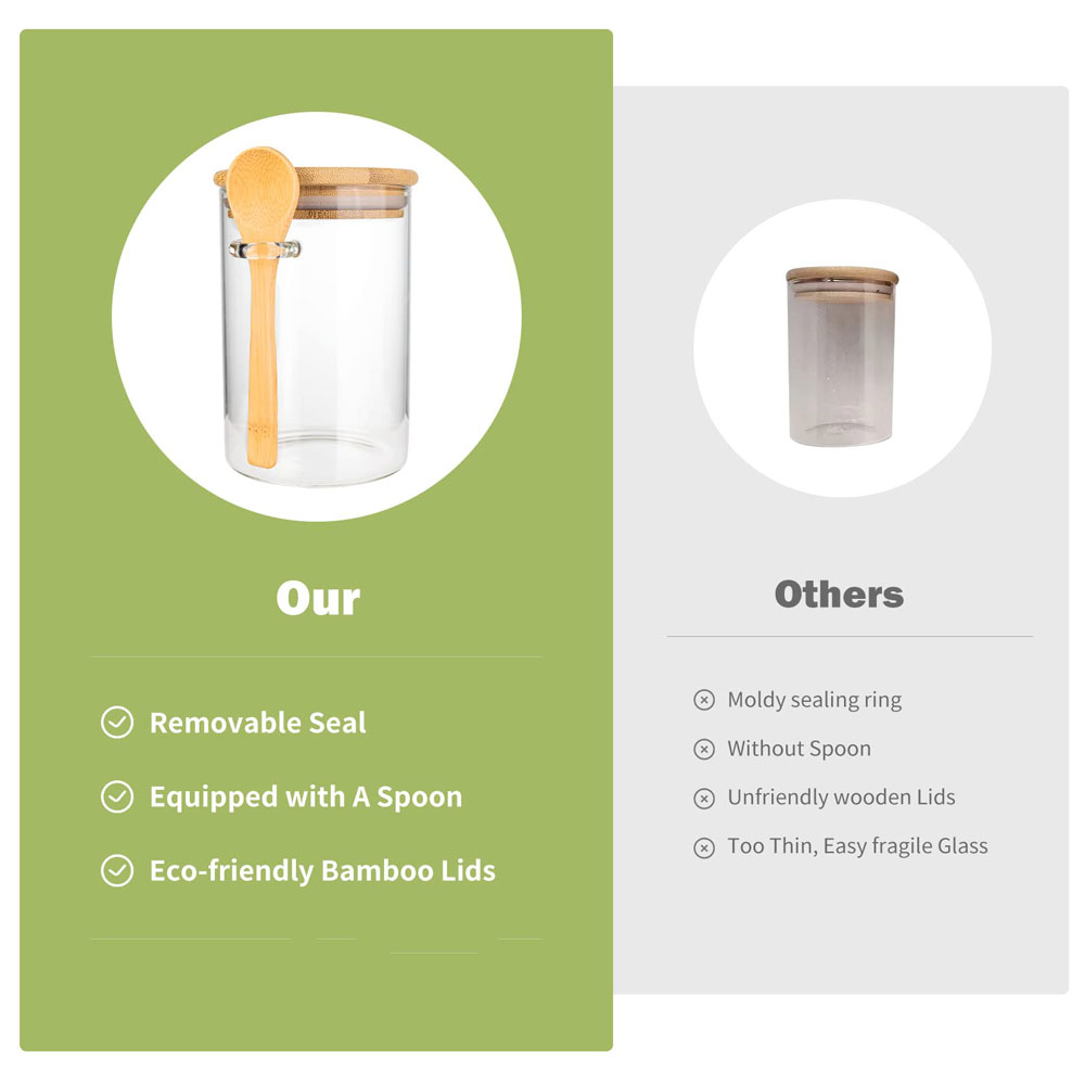 Airtight Food Storage Plastic  - đánh giá và giá Coffee Tea Canister Set