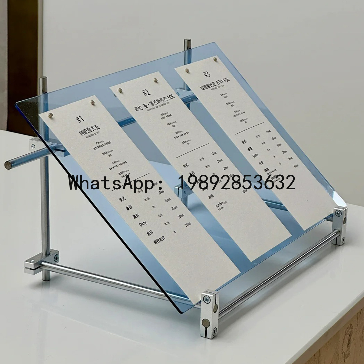 YFY Acrylic Optical Axis Displ - đánh giá và giá Coffee Tea Menu