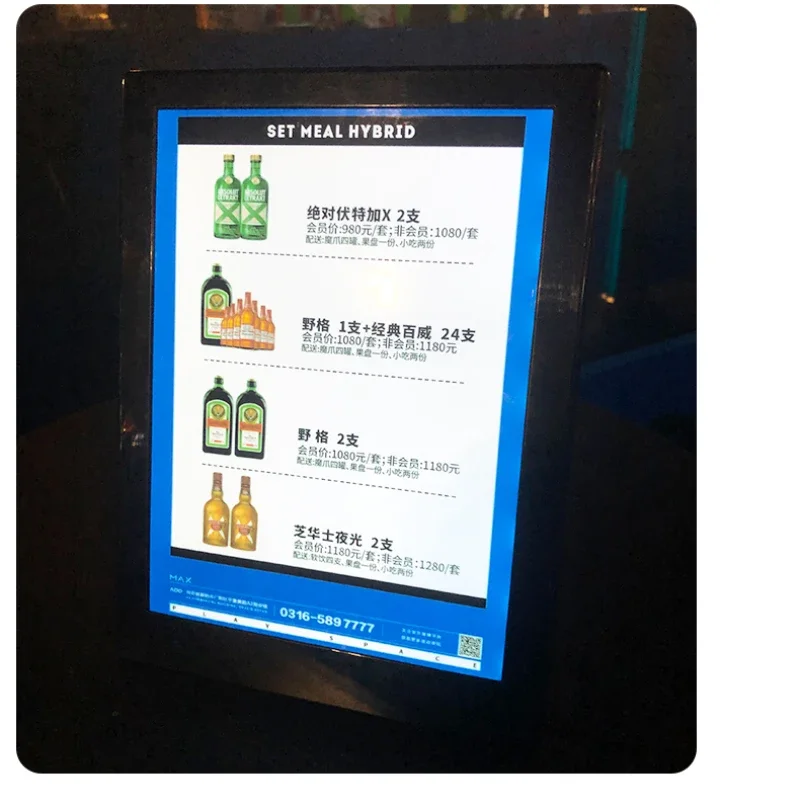 Illuminated LED Wine List Disp - đánh giá và giá Coffee Tea Menu