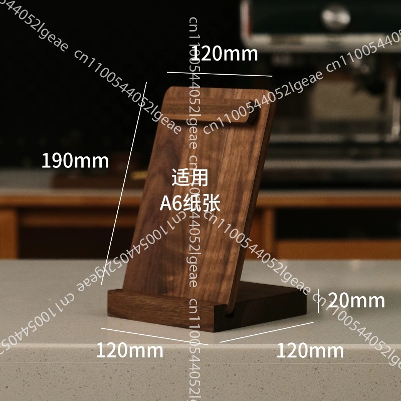 Black walnut desktop display c - đánh giá và giá Coffee Tea Menu
