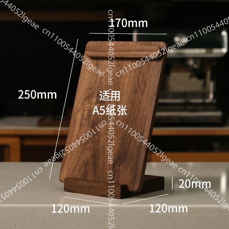 Black walnut desktop display c - đánh giá và giá Coffee Tea Menu