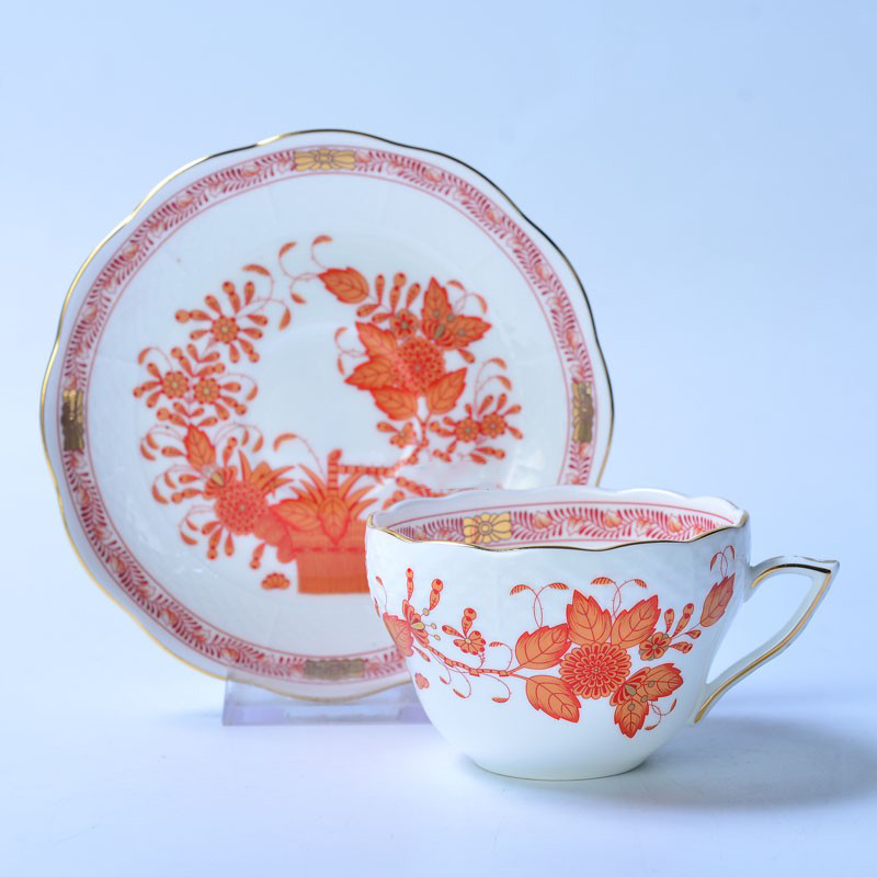 Classical Cup and Saucer Flowe - đánh giá và giá Coffee Tea Gift Basket