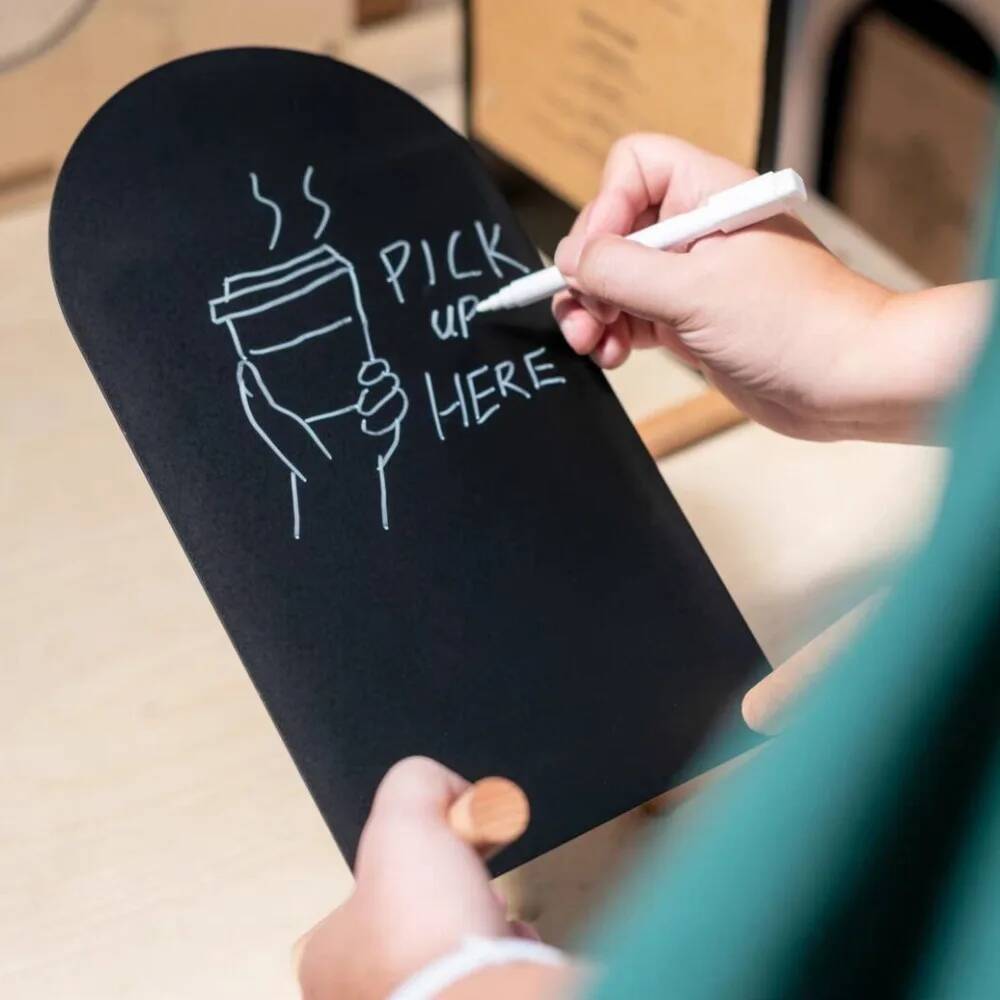 Metal Hand-Painted Menu Stand  - đánh giá và giá Coffee Tea Menu
