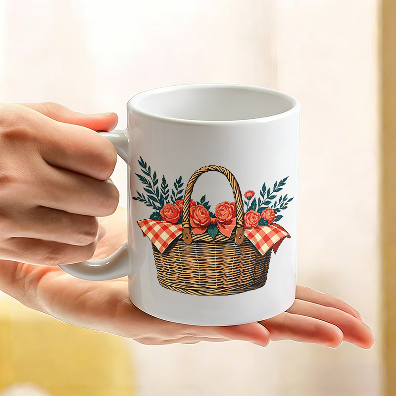 Cup & Mug Set, Country Rose Fl - đánh giá và giá Coffee Tea Gift Basket