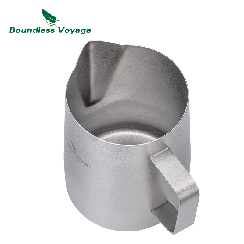 Boundless Voyage Titanium Milk - đánh giá và giá Barista Milk Jug