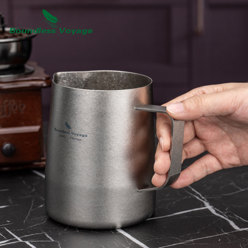 Boundless Voyage Titanium Milk - đánh giá và giá Barista Milk Jug