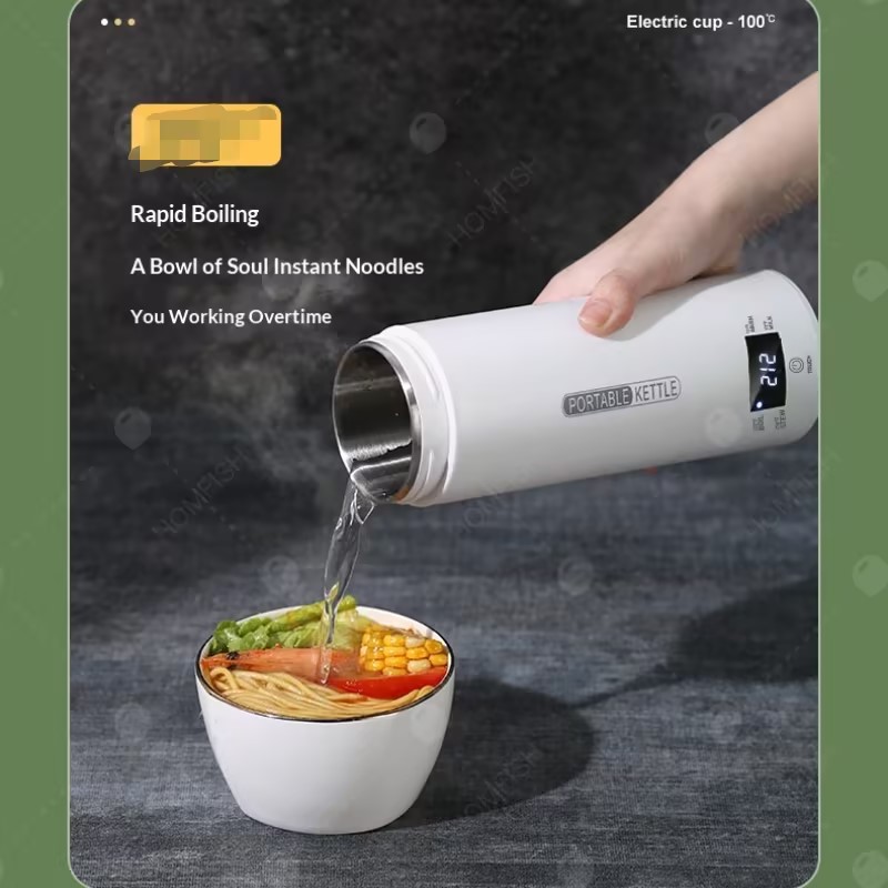450ML Electric Kettles Portabl - đánh giá và giá Coffee Tea Menu
