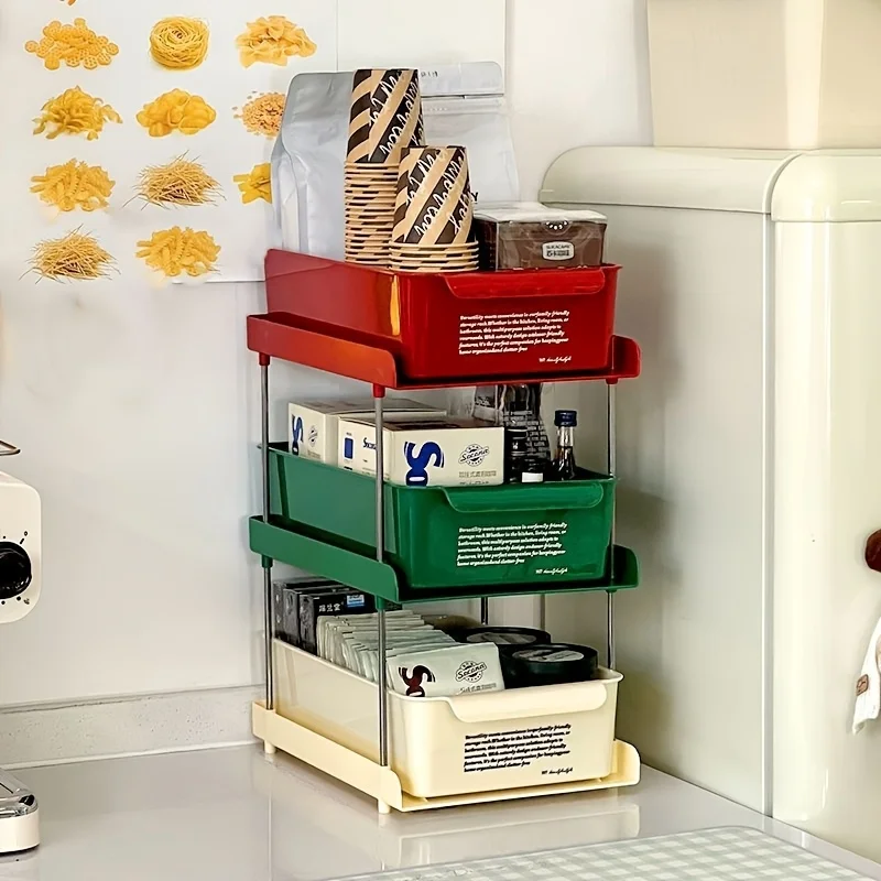 2/3Layer Tea Bag Storage Box O - đánh giá và giá Coffee Tea Drawer Organizer