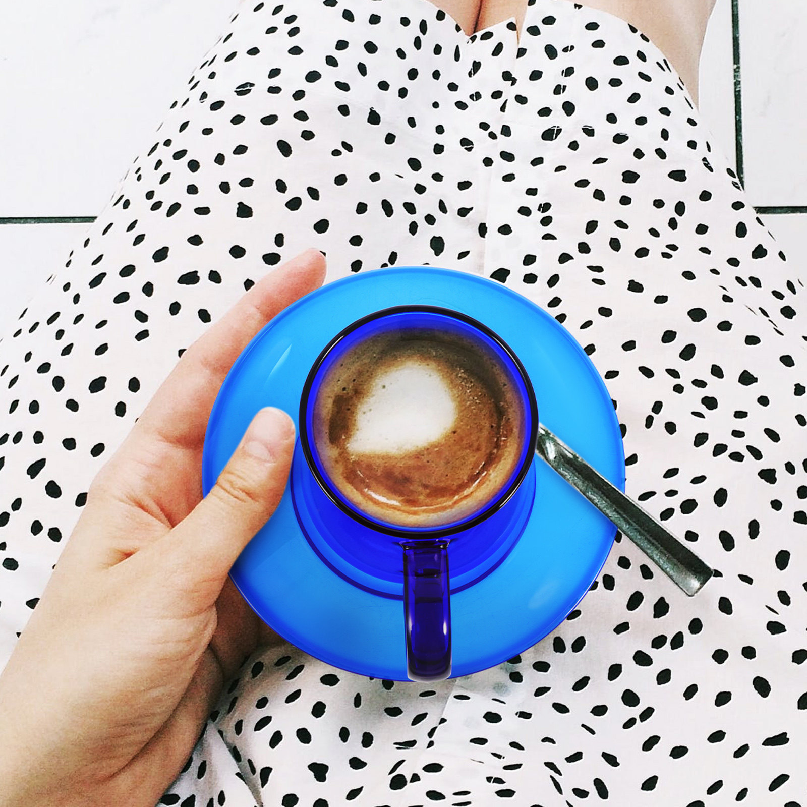 1Set Vintage Glass Coffee Cup  - đánh giá và giá Coffee Tea Home