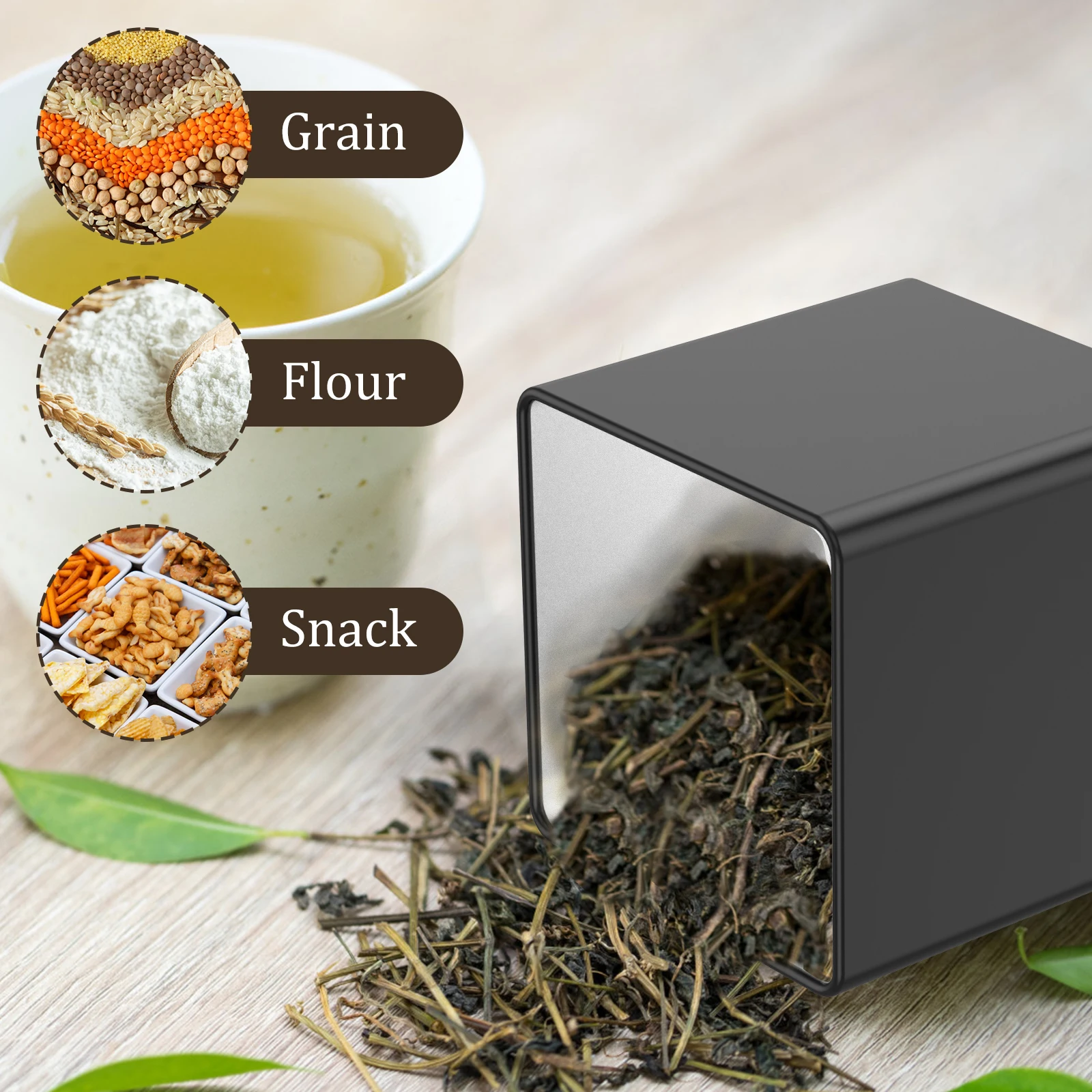 3Pcs Set 500ml Tea Sugar Coffe - đánh giá và giá Coffee Tea Canister Set