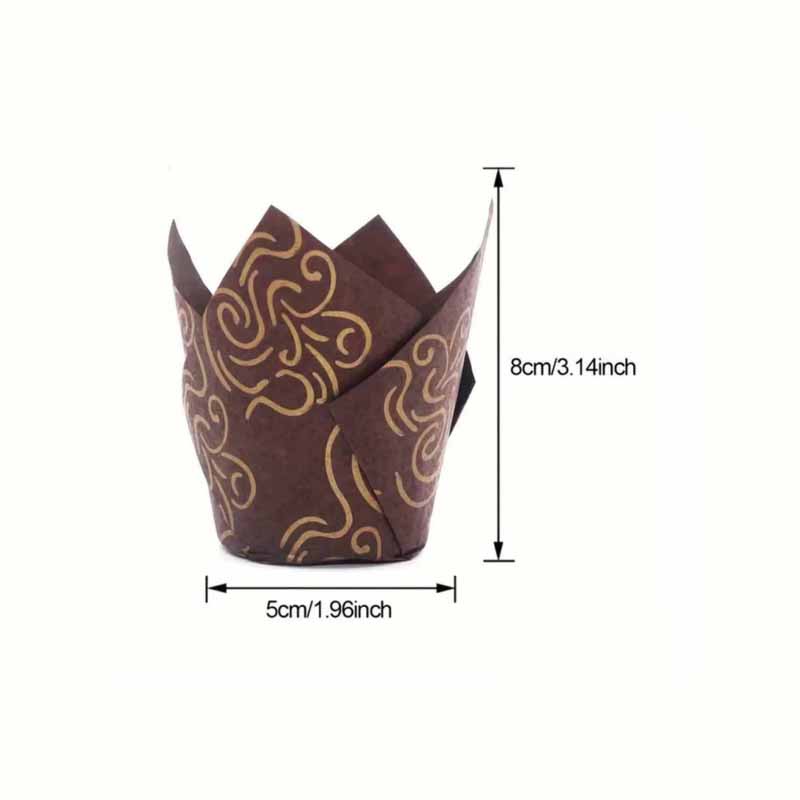 50Pcs/100Pcs/200Pcs Tulip Cake - đánh giá và giá Mug Tea Coffee