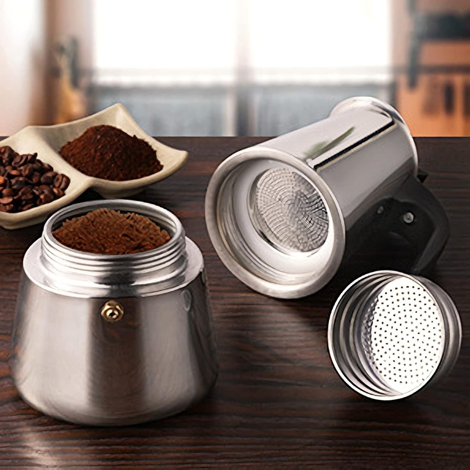 4/6/9 ly Moka nồi Caffe máy Es - đánh giá và giá Coffee Tea Espresso