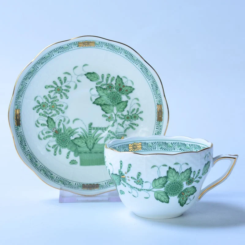 Classical Cup and Saucer Flowe - đánh giá và giá Coffee Tea Gift Basket