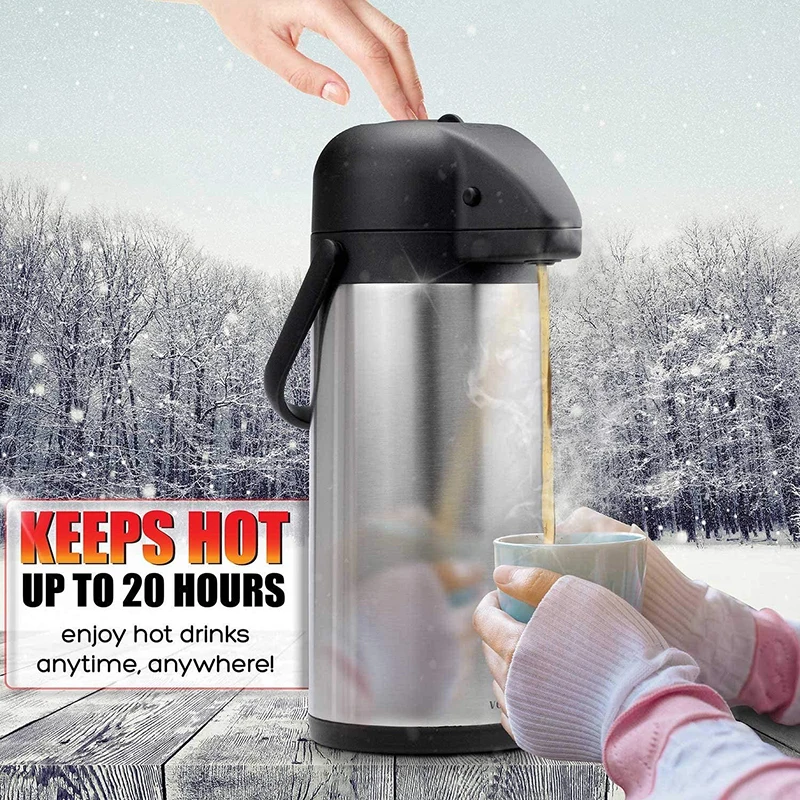 Stainless Steel Airpot Dispens - đánh giá và giá Coffee Tea Urn