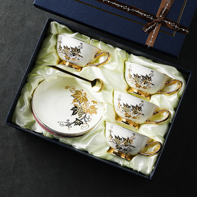Coffee Cup Small Exquisite Set - đánh giá và giá Coffee Tea Drinks