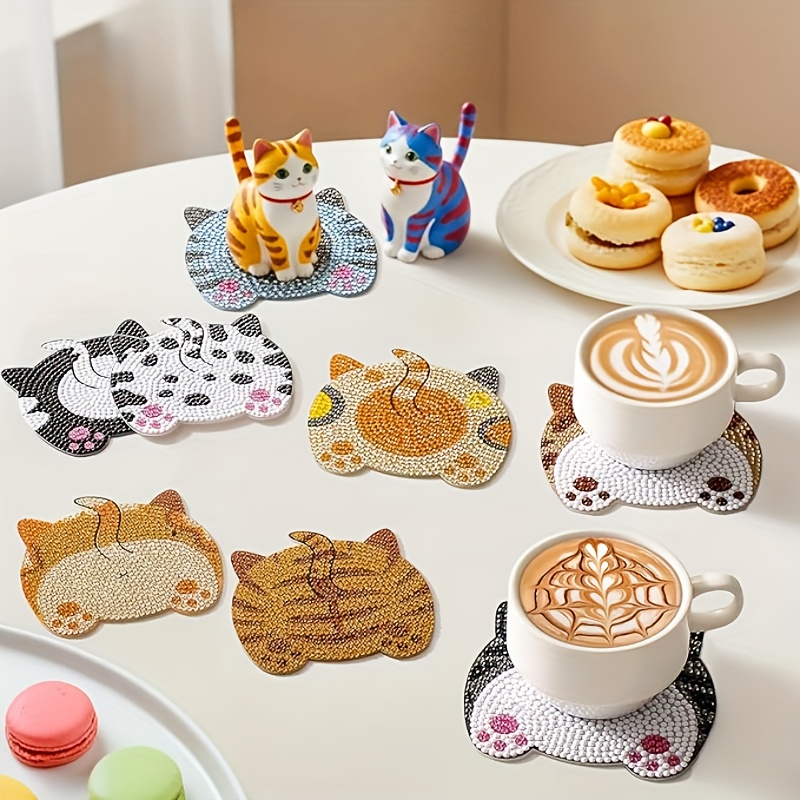 8-piece DIY Diamond Painting W - đánh giá và giá Mug Tea Coffee