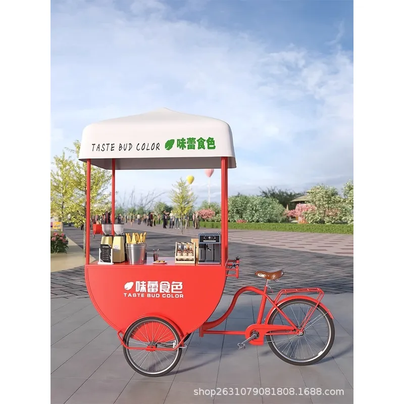 Outdoor Mobile Food Cart Snack - đánh giá và giá Coffee Tea Milk