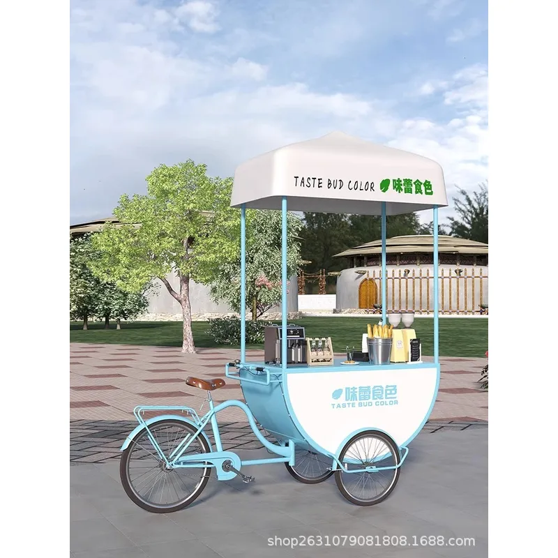 Outdoor Mobile Food Cart Snack - đánh giá và giá Coffee Tea Milk