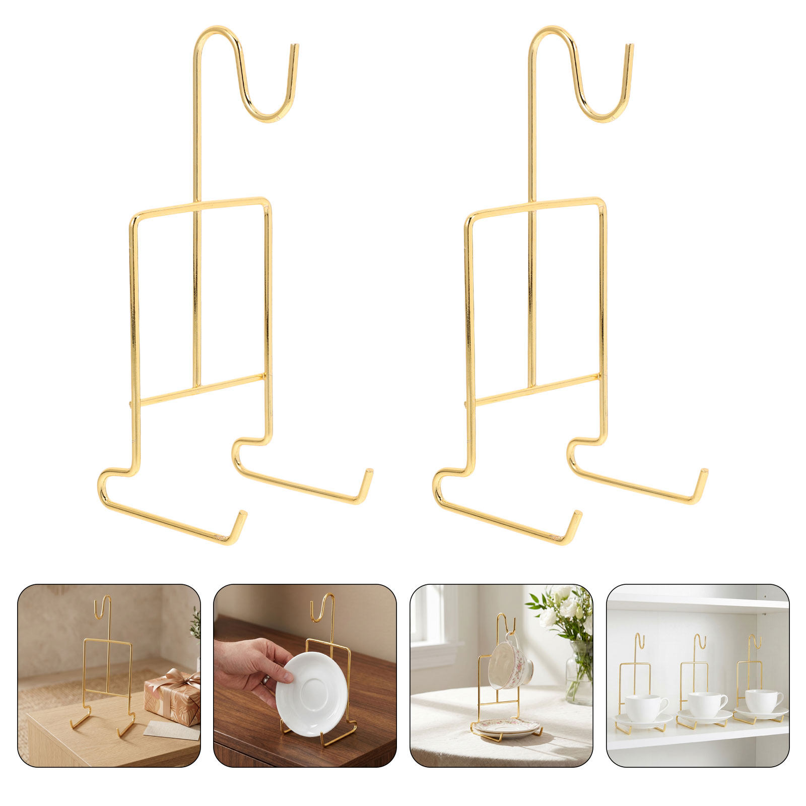 6Pcs Tea Cup Display Stand Met - đánh giá và giá Mug Tea Coffee