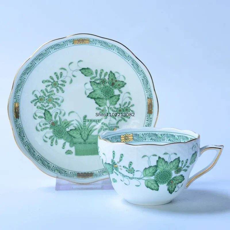 Classical Cup and Saucer Flowe - đánh giá và giá Coffee Tea Gift Basket