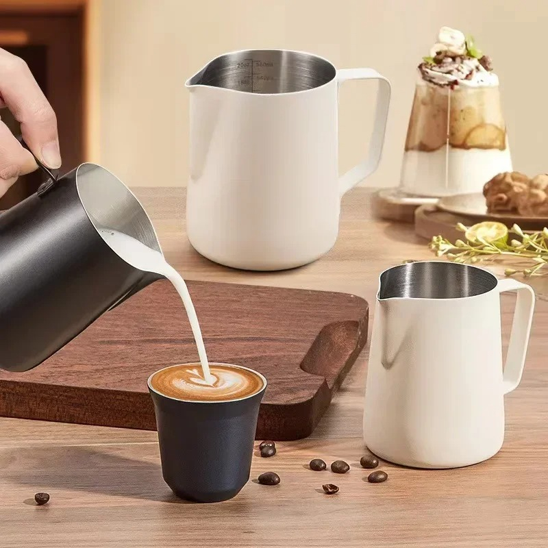 Coffee Milk Frothing Pitcher J - đánh giá và giá Barista Milk Jug