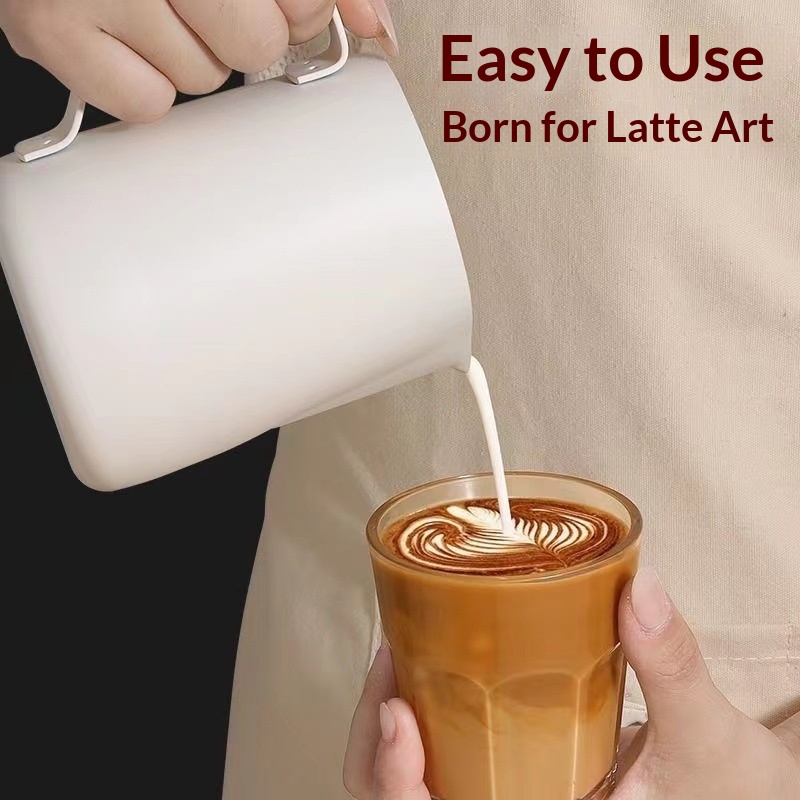Coffee Milk Frothing Pitcher J - đánh giá và giá Barista Milk Jug