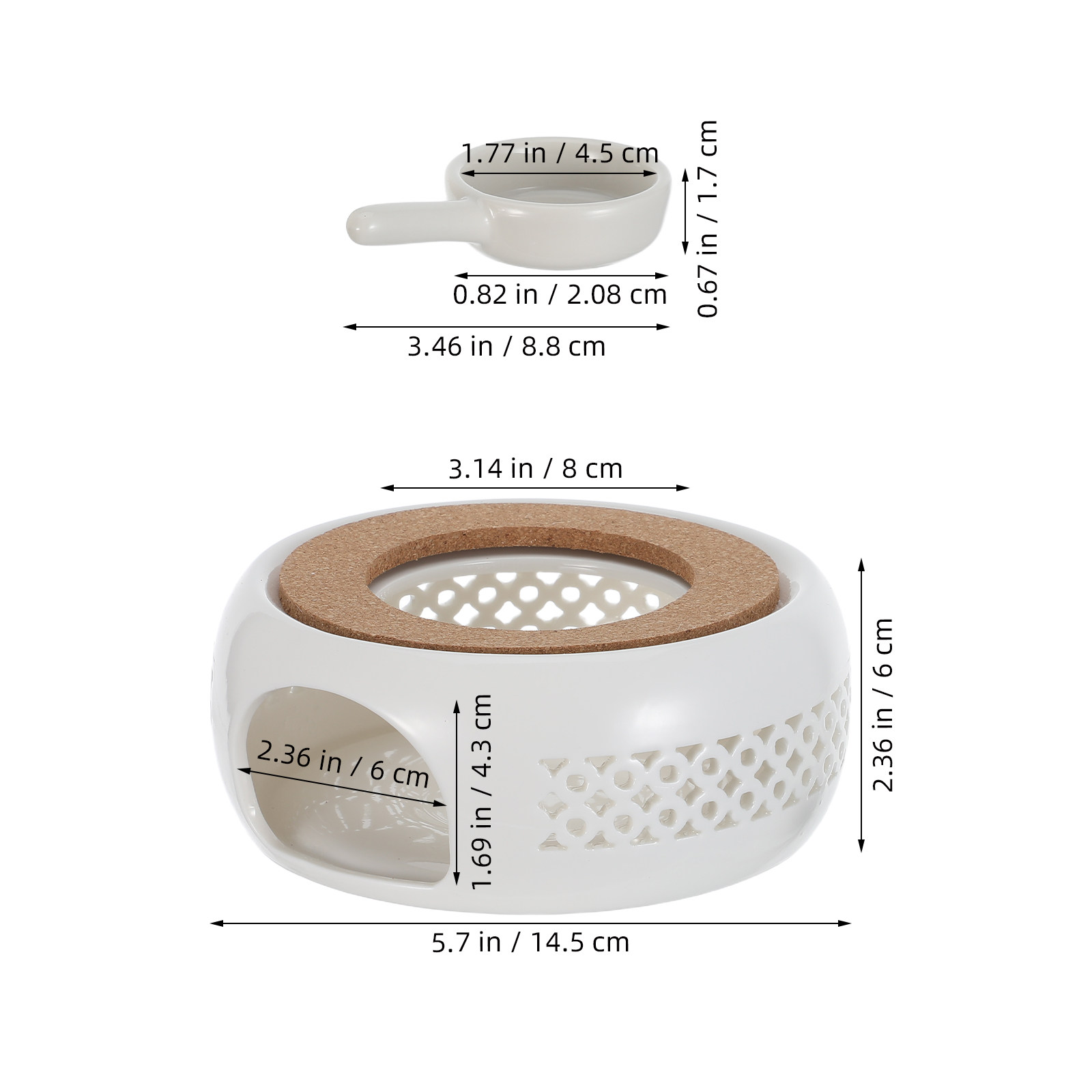 1Set Ceramic Tea Warmer Elegan - đánh giá và giá Coffee Tea Home