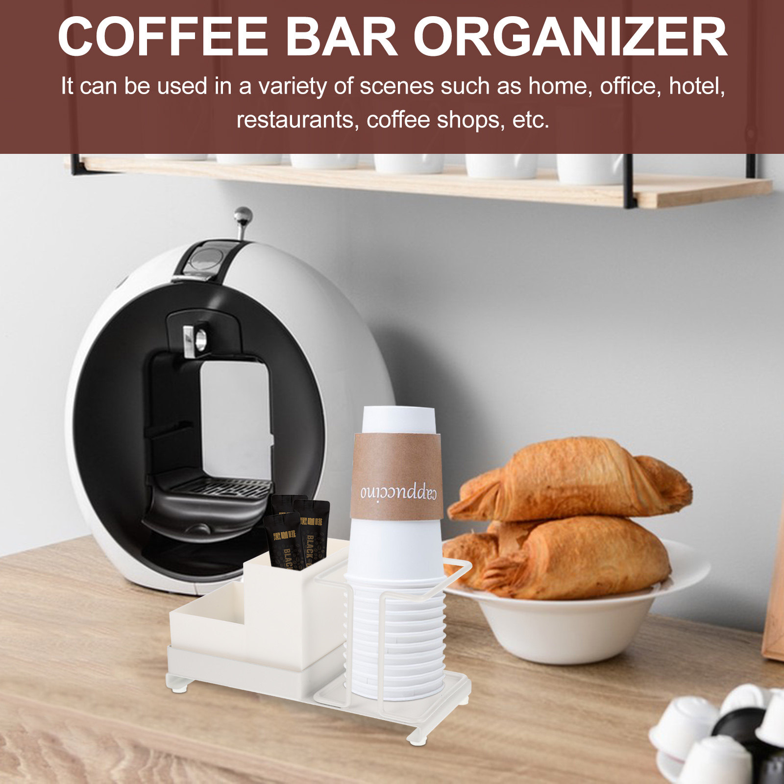 Coffee Bar Organizer Disposabl - đánh giá và giá Coffee Tea Home