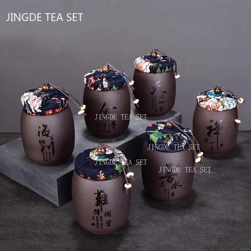 Trung Quốc Cát Tím Trà Nhỏ Bìn - đánh giá và giá Coffee Tea Canister Set
